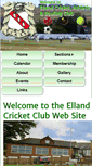 Mobile Screenshot of ellandcc.co.uk